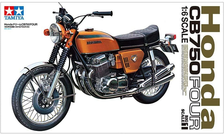 TAMIYA Scale model 1/6 Honda Dream CB750 FOUR Plastic Model TAMIYA Scale model 1/6 Honda Dream CB750 FOUR Plastic Model