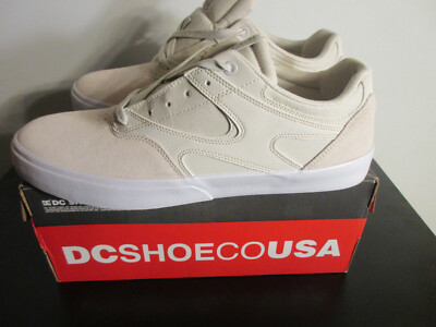 DC Kalis Vulc ADYS300569 Mens Gray Suede Low Top Lace Up Sneakers Shoes Size 13