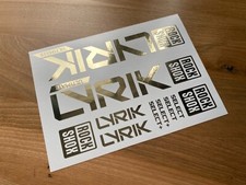 Rock Shox NEW LYRIK Ultimate, Select +, Select, 2022 Decals Stikers