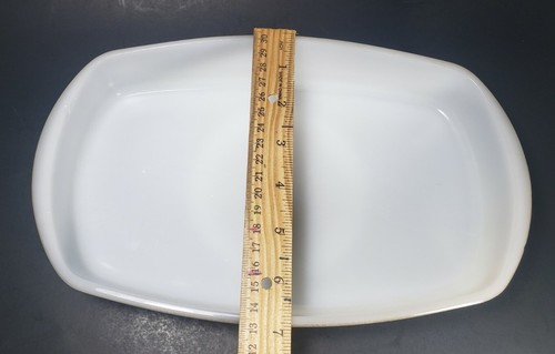 VTG Federal Glass 1.5 Quart Large Baking Dish Iridescent Mesa Moss Heat Proof - Picture 10 of 11