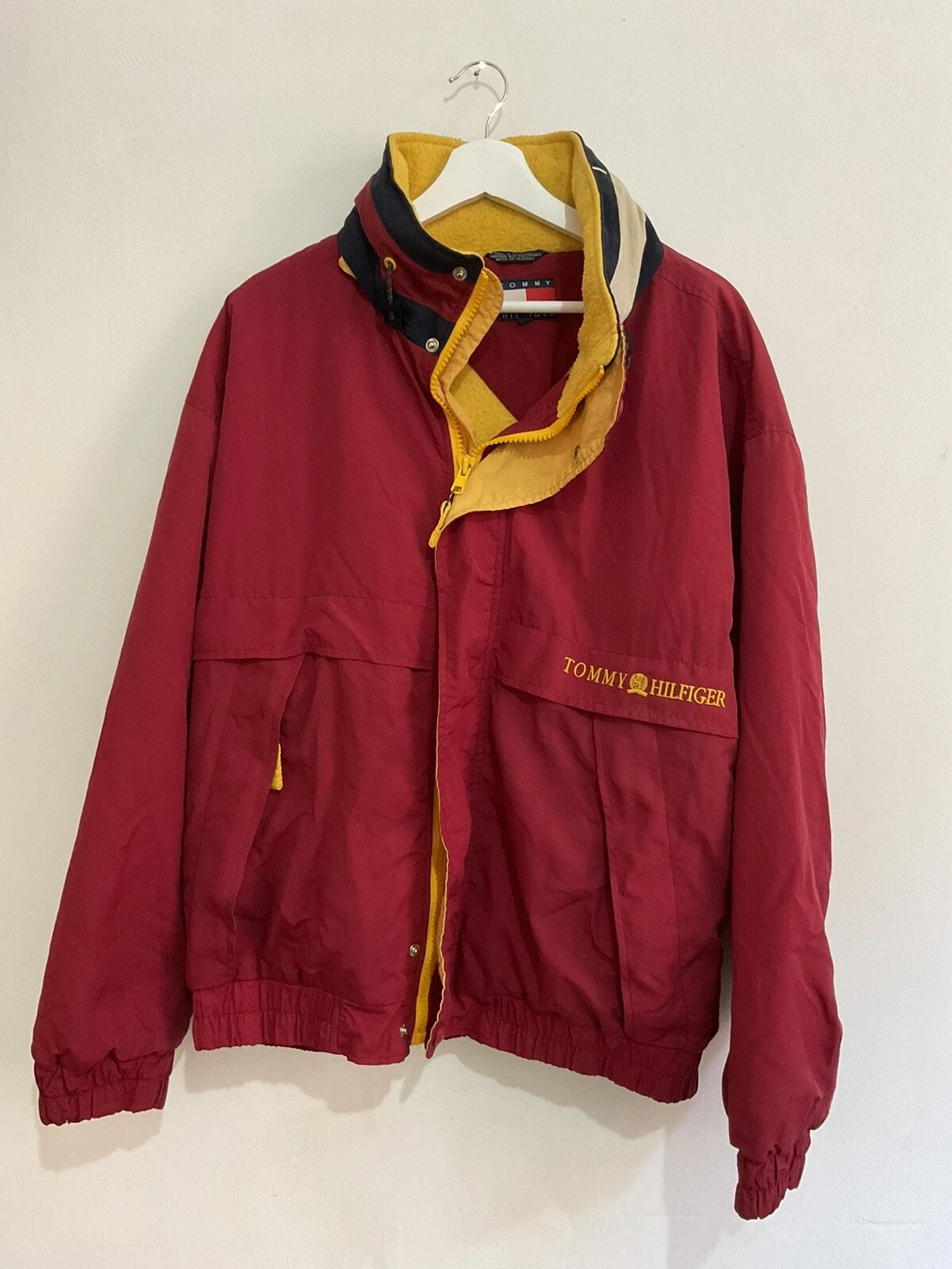 mens tommy hilfiger jacket large