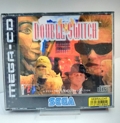 SEGA Mega CD - Double Switch - Spiel mit OVP & Anleitung / Truvideo / PAL