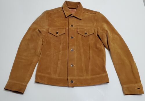 Supreme x Levis Suede Trucker Jacket US S / EU 44-46 / 1 Vintage FW11 - Afbeelding 1 van 6