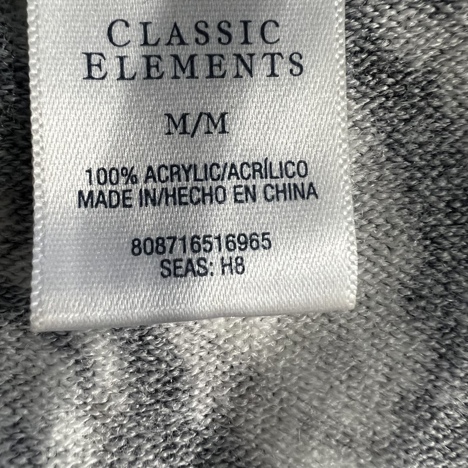 Classic Elements Medium Neutral Acrylic Cardigan … - image 14