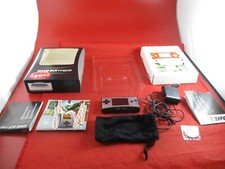 Nintendo Game Boy Micro Silver System Console w/ Box manual face plates WORKS
