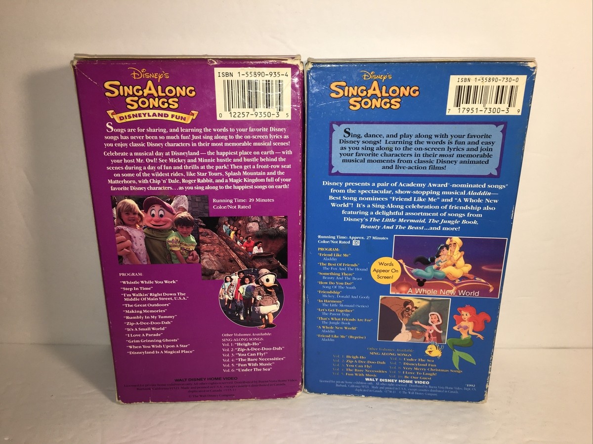 Disney Sing Along DVD セット 1-11 Disney Sing Along DVD セット 1-11