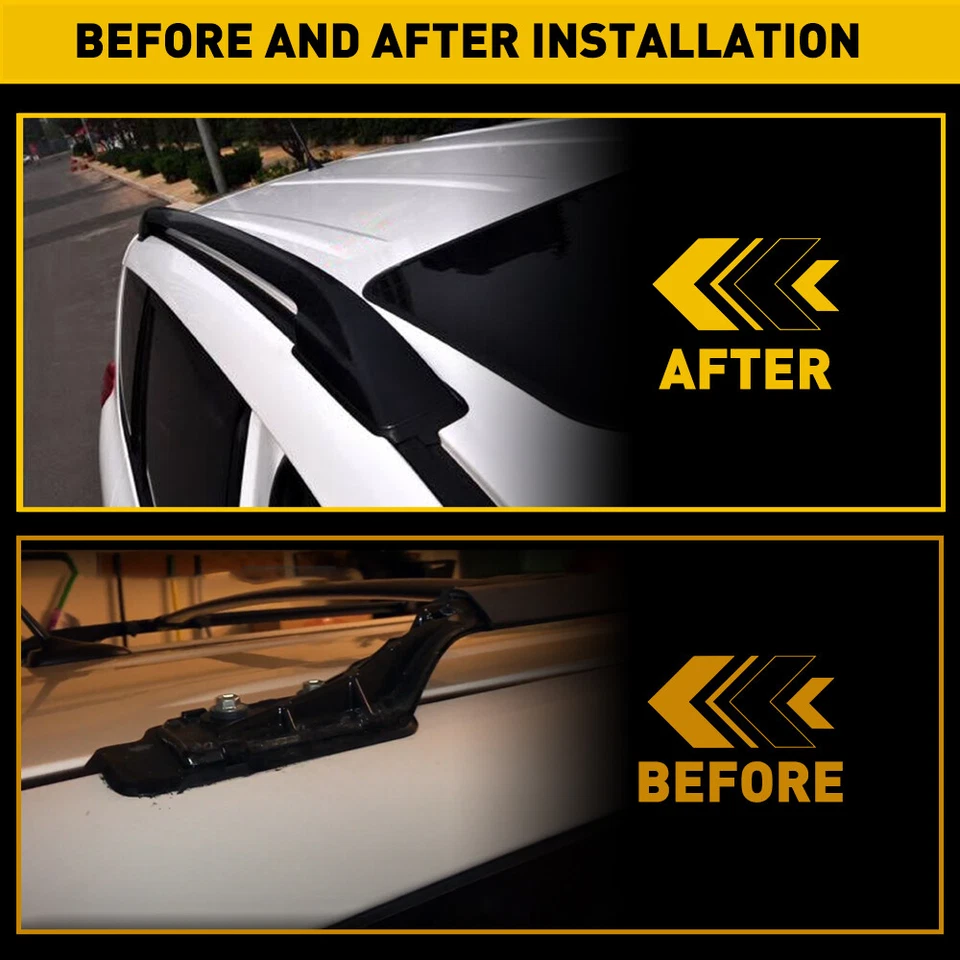 Roof Rack Cover Rail End Shell Cap Trim For TOYOTA RAV4 2001 2002 2003 2004 2005 - Image 4 of 4