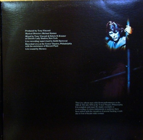 DAVID BOWIE live At Tower Philadelphia 74 - 2LP, COMPLET 1ª EDIT USA +INNERS, EX - Imagen 7 de 16