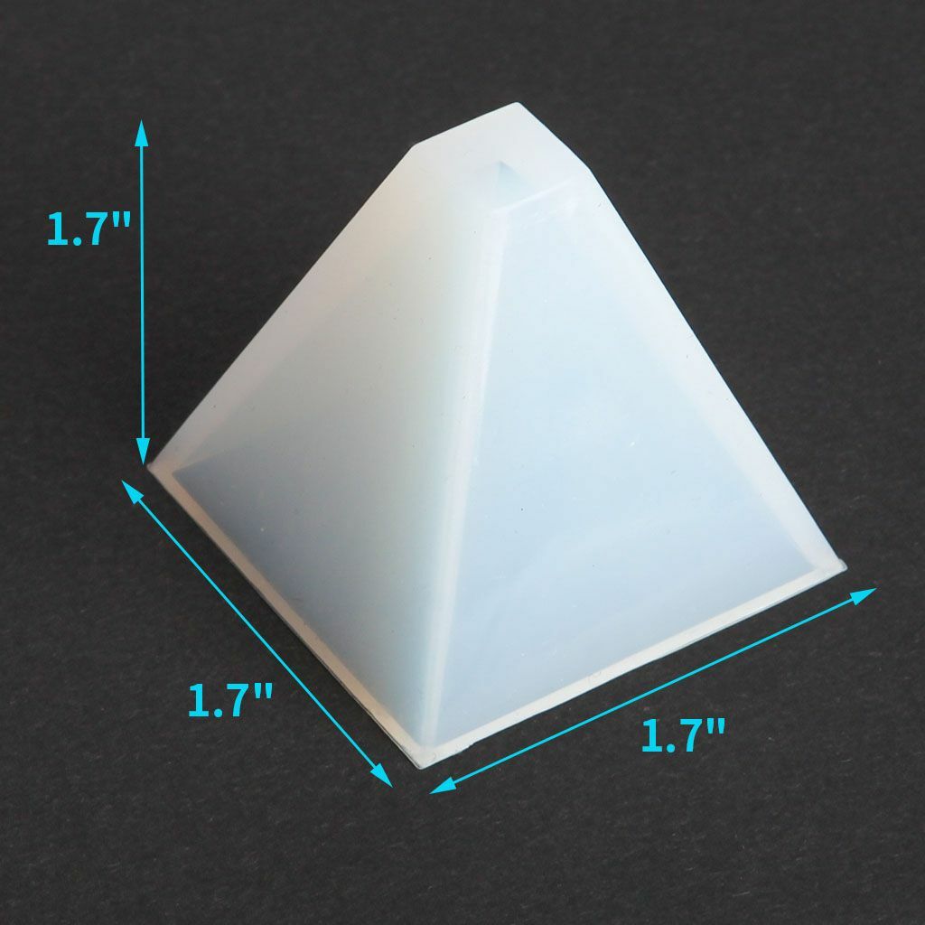 Large Pyramid Silicone Molds For Resin, Candles, Crafts – DIY Epoxy Jewelry Making