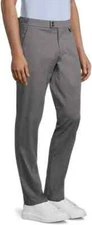 Greyson mens Amagansett Stretch Cotton Trousers Golf Pants size 36x34 Matterhorn