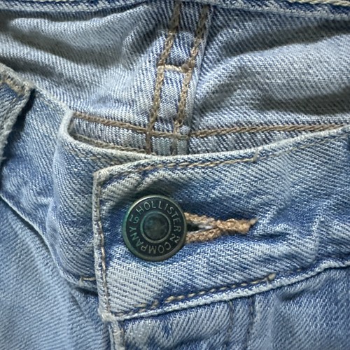 y2k ultra low rise bellbottom flare denim jeans Grunge Bratz Disco 70s Sz XS/S ! - Picture 10 of 21