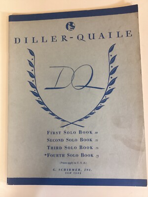 Diller-Quaile Fourth Solo Book - Piano Songbook - Sheet Music - 48 pp -Free Ship