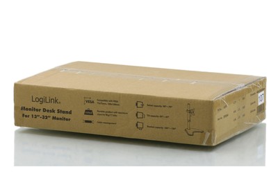 New - LogiLink Monitor Holder Tilt Desk Stand for 13''-32'' - BP0044