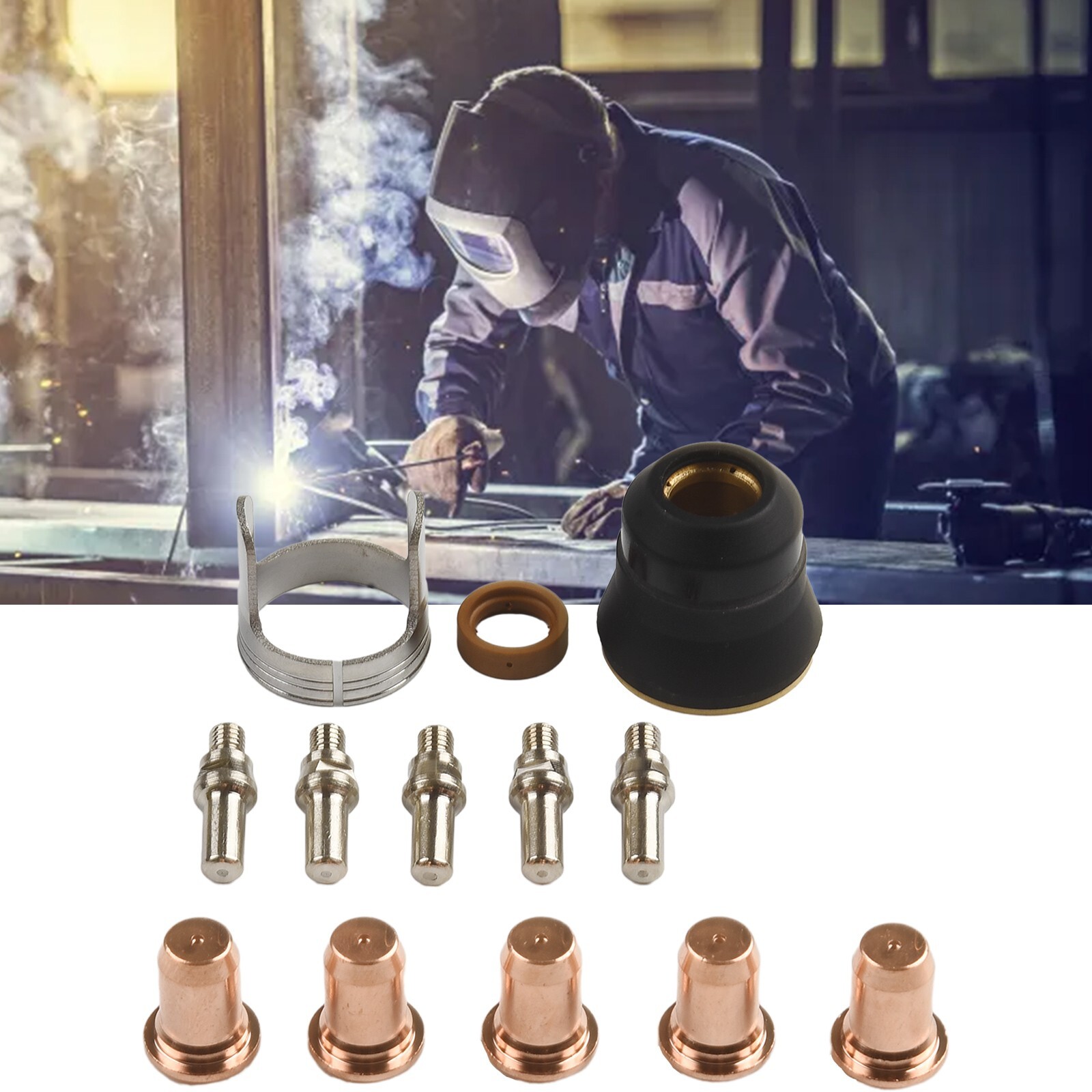 13pcs Tip Kit For Harbor Freight Titanium Plasma 65 Torch TIPC65 iPT