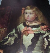 King of Spain Philippe IV Infant MARGUERITE-THERESE of Austria Diego Velasquez