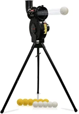 F-lite Lightweight Softball Baseball Pitching Machine with Sturdy Tripod Base