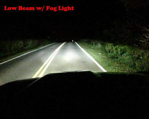 Combo faros LED haz alto-bajo + bombillas antiniebla para Hyundai Veracruz 2007-2011 Foto 3 de 4