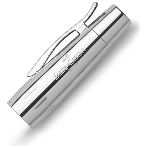 FABER CASTELL Füllhalter M e-motion Edelharz parkett schwarz / chrom - Bild 4 von 6