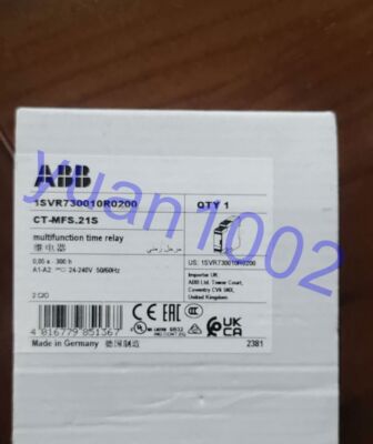 NEW ABB CT-MFS.21S Electronic time relay Fast FedEx or DHL