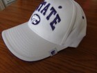 "KANSAS STATE WILDCATS" NCAA Licensed White Hat with a Strap Back OSFM $15 NWT — photo 4