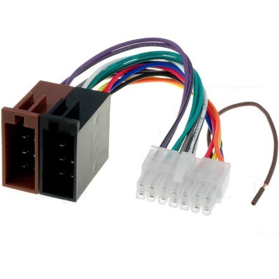 Kabel Iso Kenwood 14 Pin Weiß für Krc 654 Krc 754 Krc 854 Krc 954
