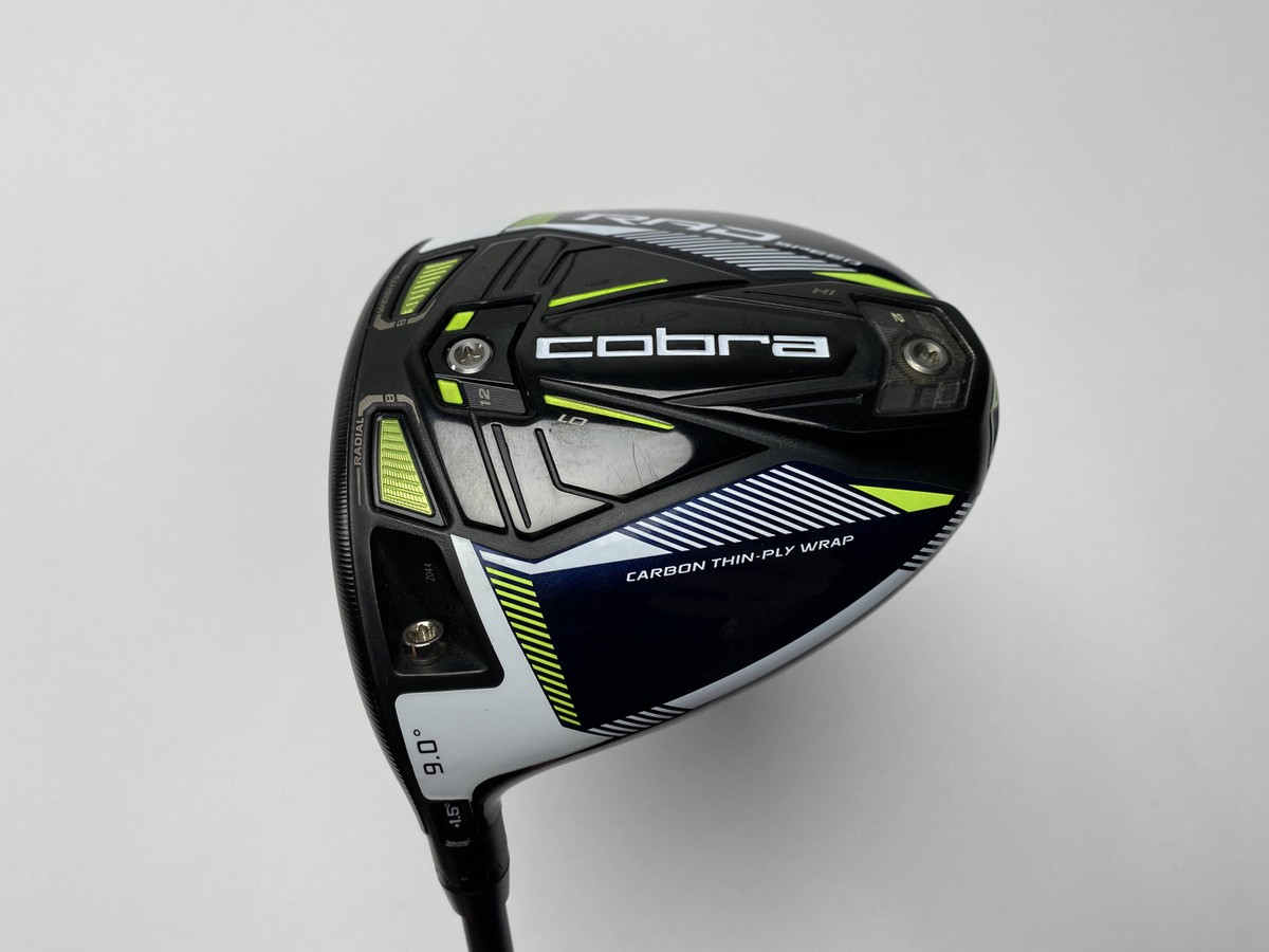 コブラ　ラッドスピード　9度　モトーレX F1(6S)、F3(6S) Cobra RAD Speed Driver 9* Fujikura Motore X F3 6R Regular Graphite