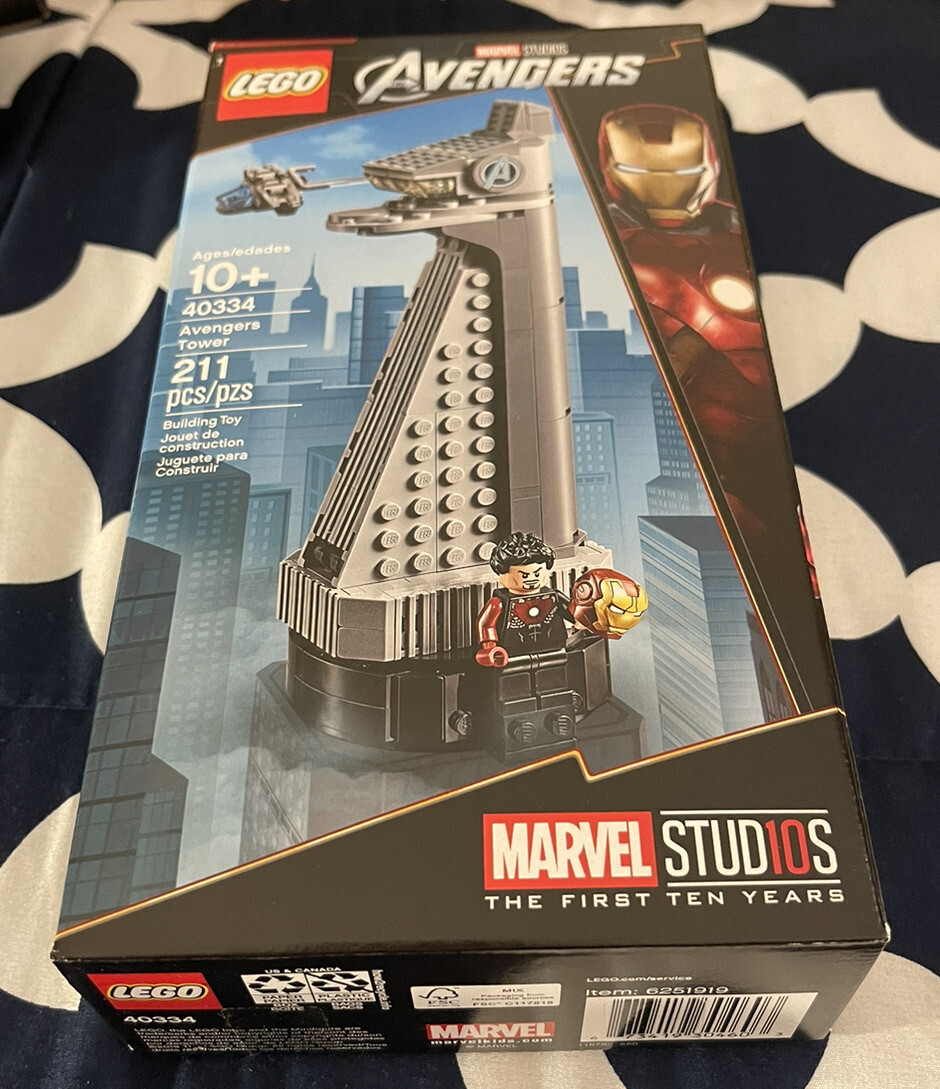 LEGO Marvel Avengers Tower 40334 RARE Iron Man Tony Stark NEW