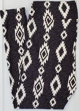 TC2 LuLaRoe Tall & Curvy2 Leggings Aztec South West Gray White Black NWT U26
