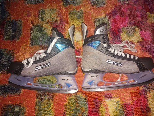NIKE BAUER SUPREME 70 HERREN EISHOCKEY SCHLITTSCHUHE GRÖSSE 12, SCHÖNE FORM