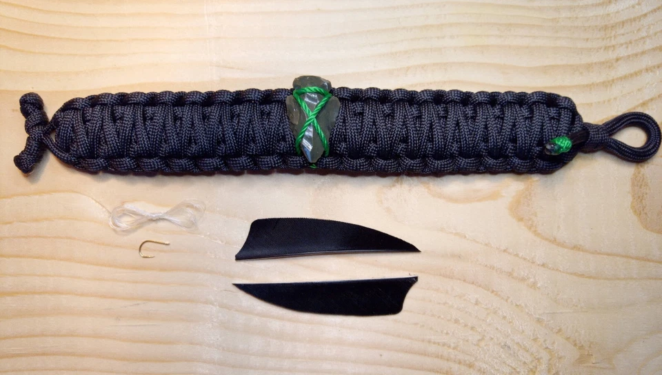 Primitive Bowhunter Kit Paracord Bracelet For Making Survival Bow And Arrow  - Image 2 of 4