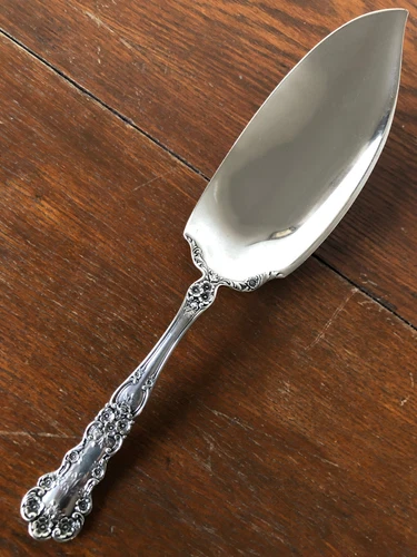 1899 Gorham "Buttercup" Sterling Silver Fish/Dessert Serving Piece with Monogram