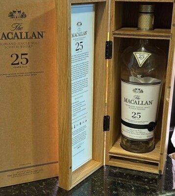 EMPTY BOTTLE MACALLAN 25 BOTTLE 750 ML 