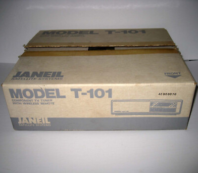 JANEIL   T-101 Satellite Systems Component TV Tuner With Remote - New In Box
