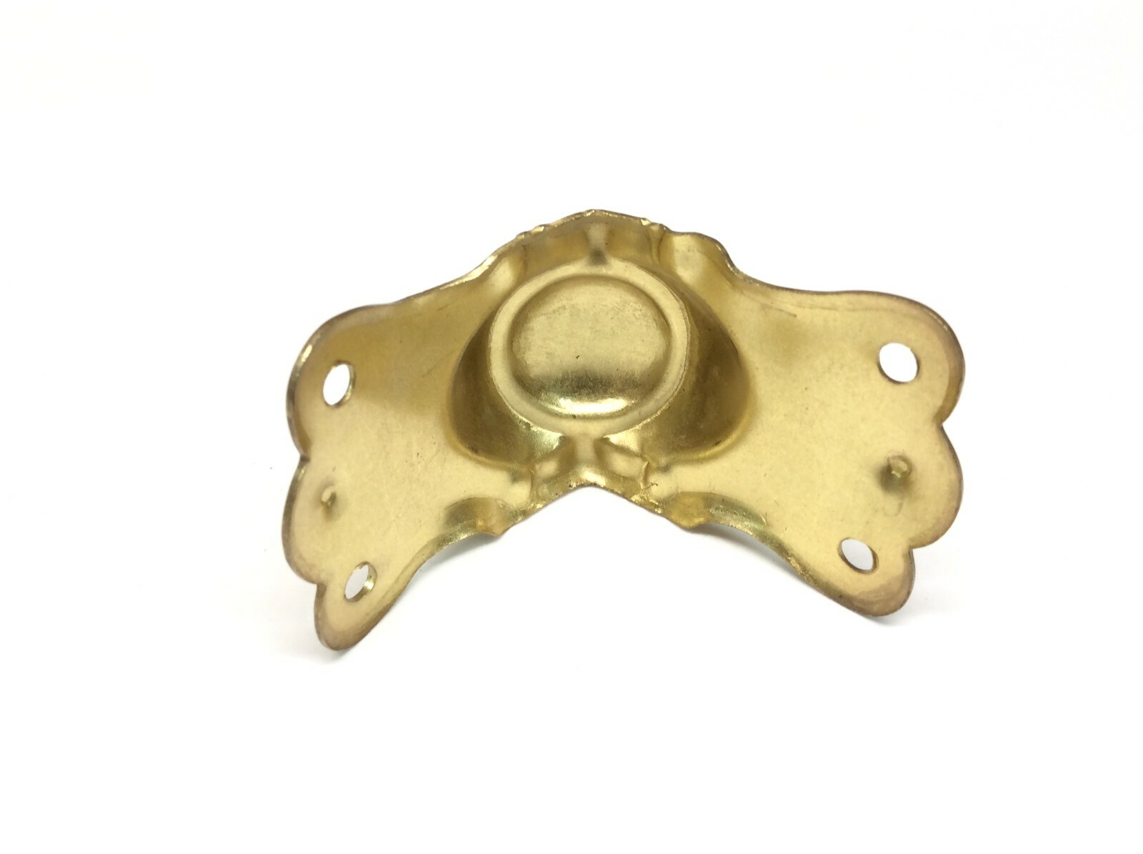 Trunk Corners or Feet Tool Chests Heavy metal Antique Brass Plated Made in USA  