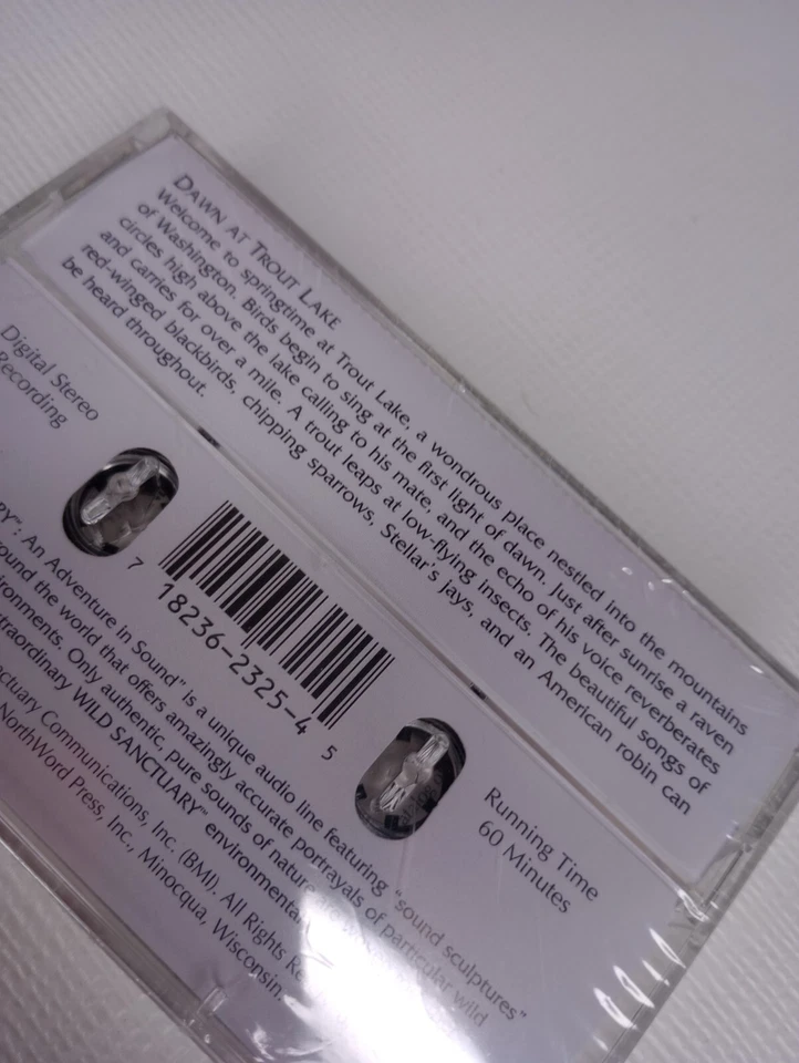 Bernie Krause Dawn At Trout Lake Cassette 1994 Wild Sanctuary Music New - Image 3 of 3