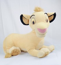 Vintage Disney The Lion King Baby Simba Plush 20  Stuffed Animal Toy Hasbro 2002