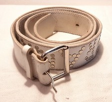 Women's Leather Belt Vintage FRANKIE MORELLO Milan Italy