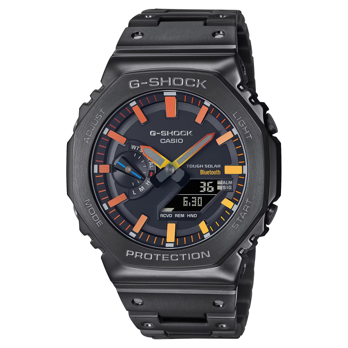 NEW Casio G-Shock Full Metal POLYCHROMATIC RAINBOW Bluetooth Mens