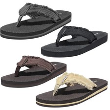 Men Flip Flops Lightweight EVA Sole Comfort Vacation Beach Sandals
