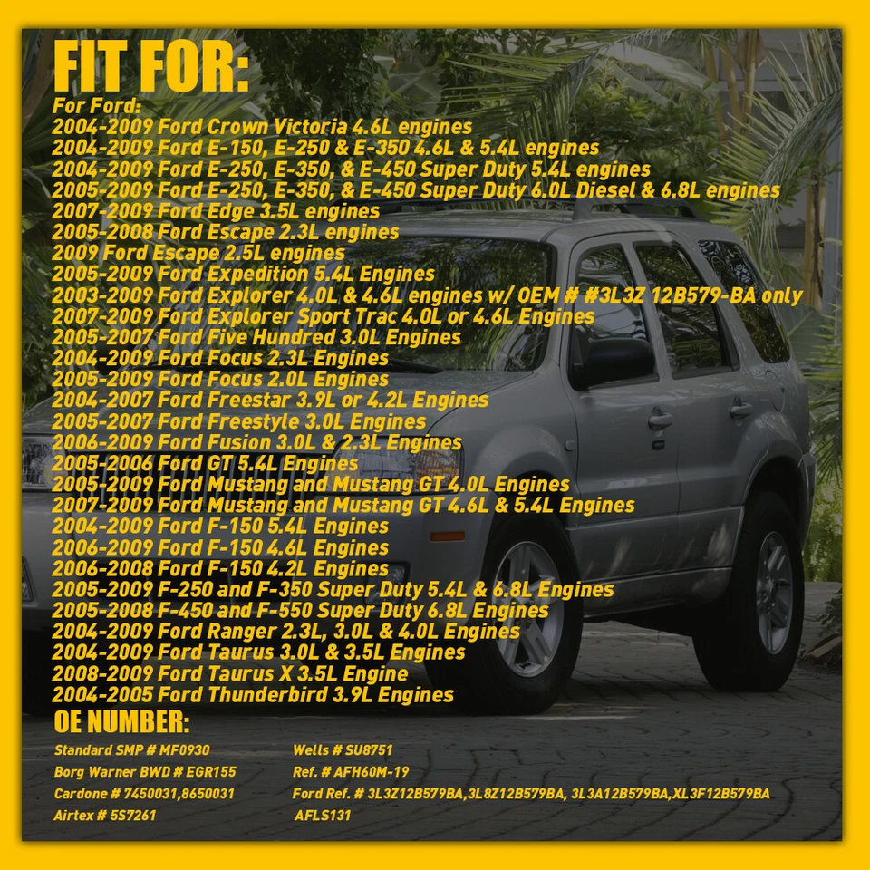 For 2005-2009 Ford E-250 E-350 &E-450 Super Duty?MASS AIR FLOW METER SENSOR MAF - Image 4 of 4