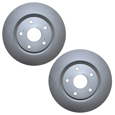 Bison Performance Pair 2 Front Coated 296mm Brake Rotors for ES350 tC Camry RAV4