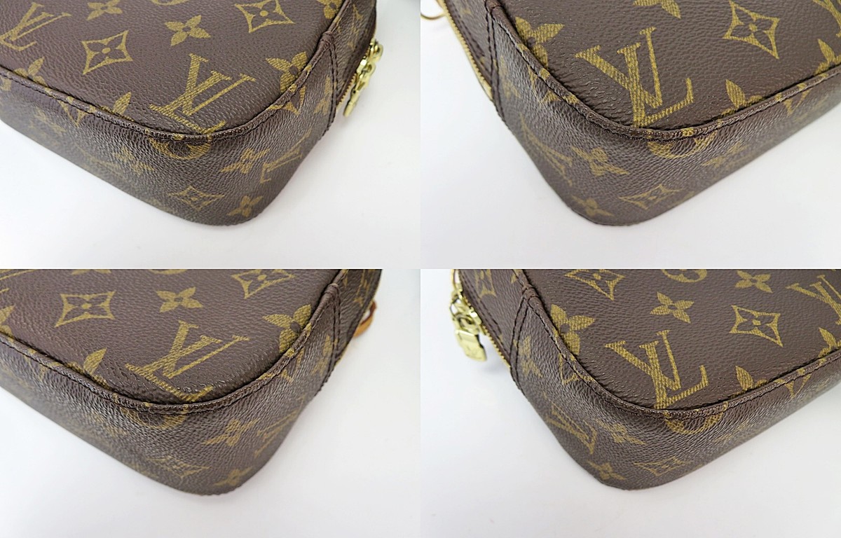 Louis Vuitton スポンティーニ Authentic LOUIS VUITTON Spontini Monogram 2-Way Hand