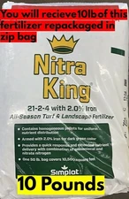 NITRA KING® Nitaking ALL SEASON LAWN FERTILIZER Turf Landscape Fertilizer 10lb
