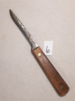 Vtg Ontario Knife Co Tru-Edge Old Hickory 5'' blade Grandma's Butcher Knife USA 6
