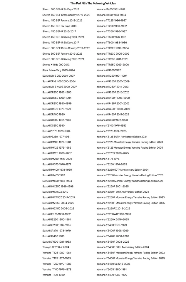 Neumático Tusk Recon Hybrid® (neumático grueso) 90/100x21 para Yamaha YZ465 1980-1981 Foto 4 de 4