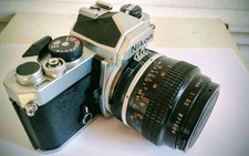 Nikon FM Camera Body And Nikon 55mm F3.5 Excellent Condition Very Little Use