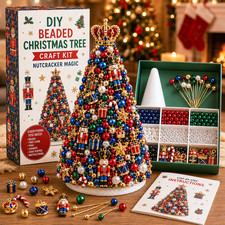 DIY Beaded Christmas Tree Craft Kit Mini Christmas Tree Arts and Crafts