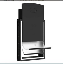 XL Dog Door, Metal Frame, Weather Resistant Double Flaps, Up To 220 Lbs., Black