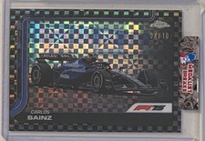 Topps Chrome F1 2025 Carlos Sainz Williams F1 Black refractor # /10 Williams