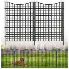 ULIOK 14 Panels Dog Fence Outdoor for Yard, Animal Barrier, 36 in(H) X 35.36